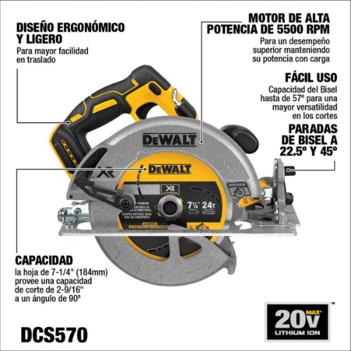 KIT 5 INALAM XR 20V BRUSHLESS DEWALT DCK533D2 TOOLS