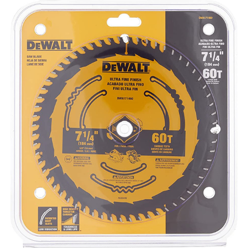 DEWALT CIRCULAR SAW DISC 7.1/4 X 60 TEETH