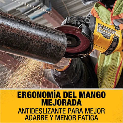 ESMERIL ANGULAR DEWALT FLEXVOLT 60V DE 4.1/2 SIN BATERIA DCG418B