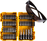 SET DE PUNTAS 52 PIEZAS + LENTES DEWALT DT71550