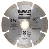 DISCO DIAMANTADO SEGMENTADO DEWALT DE 4.1/2 DW47452HP