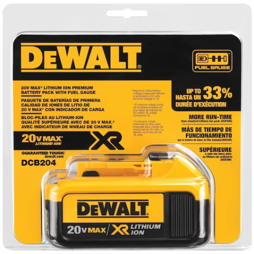 BATERIA DE ION LITIO DEWALT 20V MAX 4AH DCB204