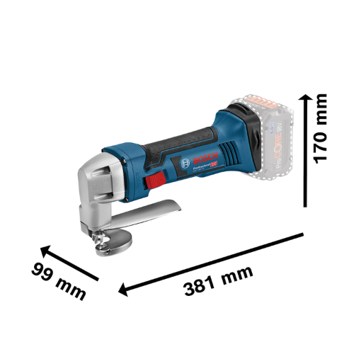 CIZALLA INALAMBRICA GSC 18V-16 SIN BAT BOSCH