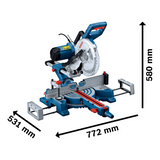 INGLETEADORA TELESCOPICA GCM 254 D DE 10 CON LASER BOSCH