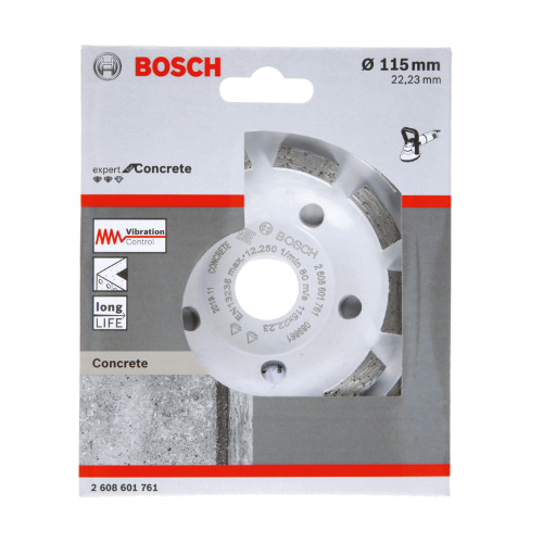 COPA DIAMANTADA SEGMENTADA 115MM EJE 7/8 BOSCH