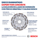 COPA DIAMANTADA SEGMENTADA 115MM EJE 7/8 BOSCH