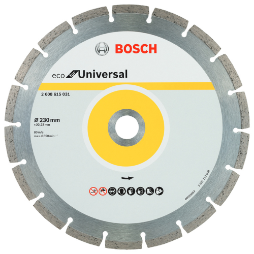 DISCO DIAMANTADO SEGMENTADO 230MM ECO UNIVERSAL BOSCH