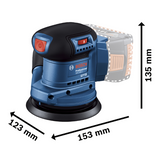 LIJADORA ROTO ORBITAL GEX 185-LI 18V BOSCH BL SIN BAT