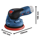 LIJADORA ROTO ORBITAL GEX 12V-125MM BL BOSCH SIN BAT