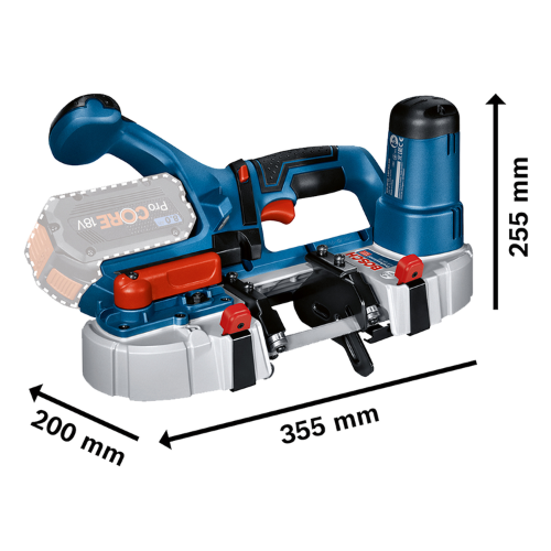 SIERRA CINTA INALAMBRICA BOSCH GCB 18V-63