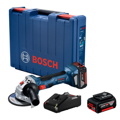 ESMERIL INALAMBRICO 4.1/2 18V 2BATERIAS BOSCH GWS 180-LI