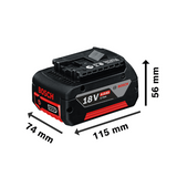 BATERIA 18V 4AH BOSCH