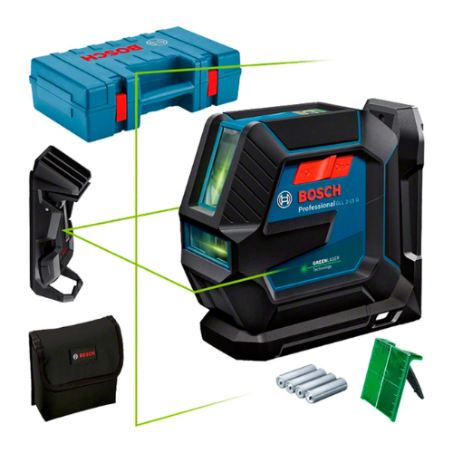 NIVEL LASER DE LINEAS VERDE GLL 2-15 G BOSCH