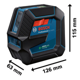 NIVEL LASER DE LINEAS VERDE GLL 2-15 G BOSCH