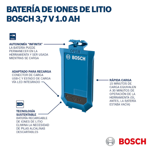 BATERIA LITIO PARA MEDIDORES DE DISTANCIA BOSCH