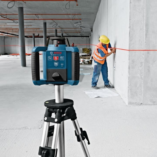 LASER ROTATIVO BOSCH ROJO GRL300HV + RECEP + SOPORTE