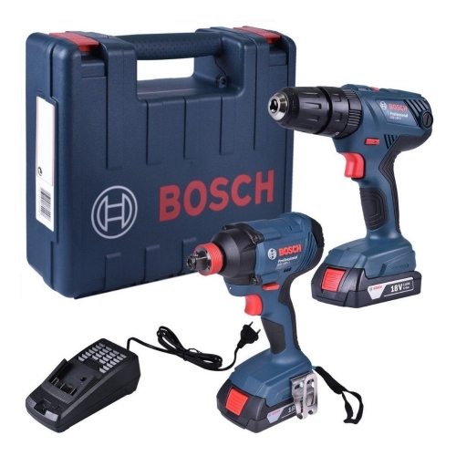 HAMMER DRILL KIT + BOSCH LHEI IMPACT SCREWDRIVER WRENCH