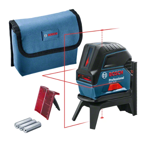 BOSCH NIVEL LASER ROJO GCL 2-15 + BASE + SOPORTE