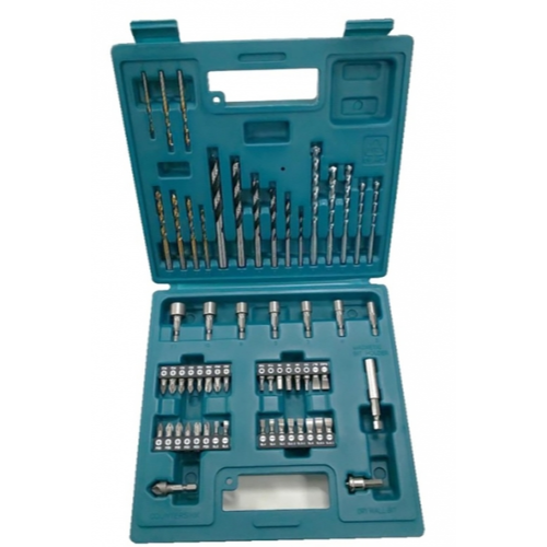 MAKITA DRILL AND BIT SET IN SUITCASE 60 PIECES LACCE E-11829