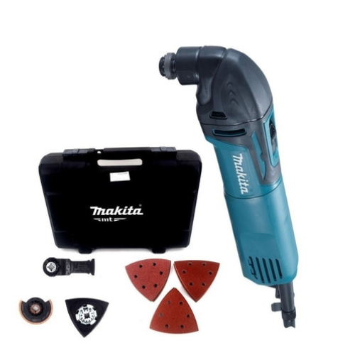 MULTIHERRAMIENTA MAKITA MT 200W + ACCESORIOS CON MALETA