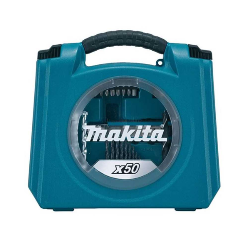 SET DE 50 BROCAS Y PUNTAS MAKITA EN MALETA LACCE D-42313