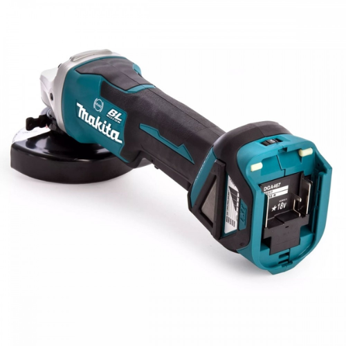 ESMERIL ANGULAR INALAMBRICO 4.1/2 MAKITA CON FRENO Y HM DGA467RTE