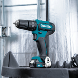 TALADRO PERCUTOR INALAMBRICO MAKITA DE 3/8 12V 2 BATERIAS HP333DWYE