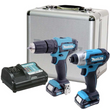 COMBO ATORNILLADOR IMPAC Y TALADRO INALAMBRICO 12V MAKITA CLX224SAX