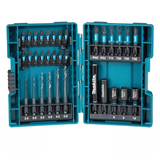 SET DE 33 BROCAS Y PUNTAS IMPACT BLACK MAKITA EN BLISTER B-66896