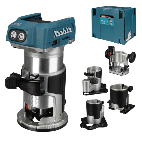 RECORTADORA CON BASE INALAMBRICA MAKITA 18V DRT50ZJX3