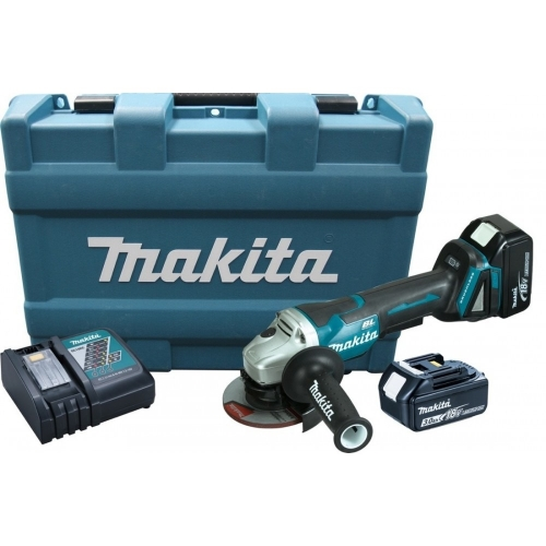 ESMERIL ANGULAR INALAMBRICO 4.1/2 MAKITA 18V BRUSHLESS DGA454RFE