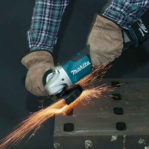 ESMERIL ANGULAR INALAMBRICO 4.1/2 MAKITA 18V BRUSHLESS DGA454RFE