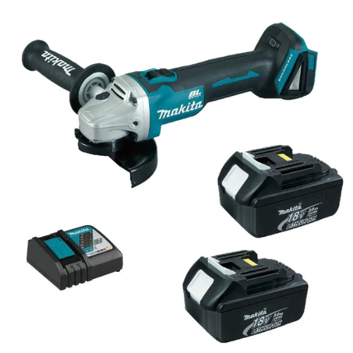 ESMERIL ANGULAR INALAMBRICO 4.1/2 MAKITA 18V BRUSHLESS DGA454RFE