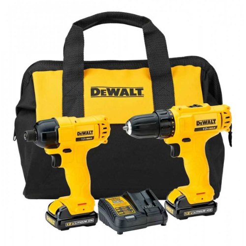 DEWALT 12V DCK199C2 IMPACT DRILL AND SCREWDRIVER